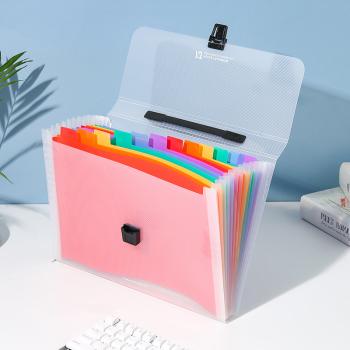 Großhandel B2B Regenbogen Mehrfach Sortiermappen Tasche
